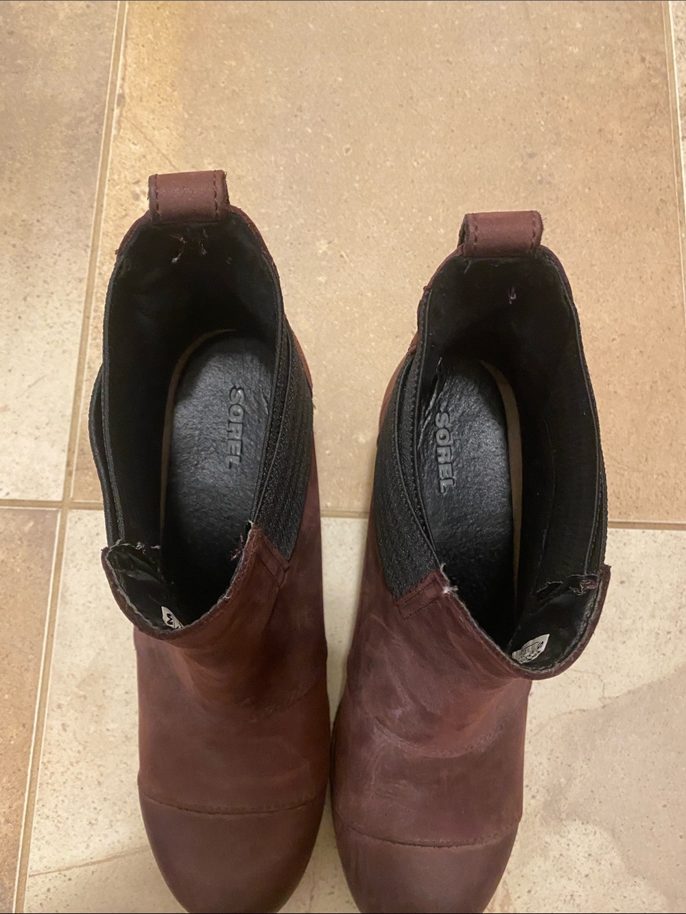 Sorel Men's Dark Brown Leather Chukka Boots